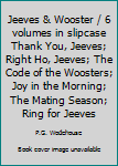 Hardcover Jeeves & Wooster / 6 volumes in slipcase Thank You, Jeeves; Right Ho, Jeeves; The Code of the Woosters; Joy in the Morning; The Mating Season; Ring for Jeeves Book