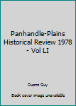 Unknown Binding Panhandle-Plains Historical Review 1978 - Vol LI Book