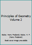 Hardcover Principles of Geometry Volume 2 Book