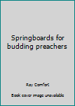 CD-ROM Springboards for budding preachers Book