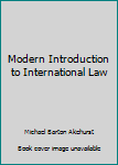 Hardcover Modern Introduction to International Law Book