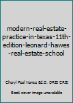 Paperback modern-real-estate-practice-in-texas-11th-edition-leonard-hawes-real-estate-school Book