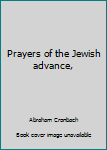 Hardcover Prayers of the Jewish advance, Book
