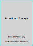 Mass Market Paperback American Essays Book