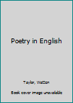 Hardcover Poetry in English Book