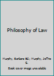 Hardcover Philosophy of Law Book