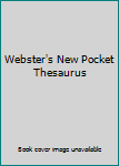 Paperback Webster's New Pocket Thesaurus Book