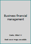 Unknown Binding Business financial management Book