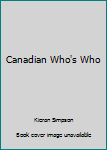 Hardcover Canadian Who's Who Book