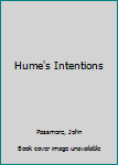 Hardcover Hume's Intentions Book