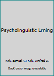 Paperback Psycholinguistic Lrning Book