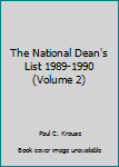 Hardcover The National Dean's List 1989-1990 (Volume 2) Book