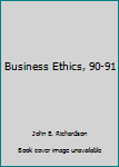 Paperback Business Ethics, 90-91 Book