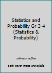 Paperback Statistics and Probability Gr 3-4 (Statistics & Probability) Book