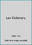 Hardcover Law Dictionary, Book