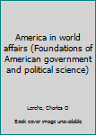 America in world affairs