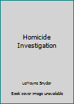 Hardcover Homicide Investigation Book