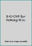 Leather Bound B-KJ-CWP Bur Fs94xbgi Rl in: Book