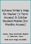 Writer's Help 3. 0, Hacker Version (Twelve-Months Access) and IClicker Reef Polling (Six-Months Access; Standalone)