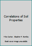 Hardcover Correlations of Soil Properties Book