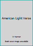 Hardcover American Light Verse Book