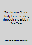 Bonded Leather Zondervan Quick Study Bible Reading Through the Bible in One Year Book