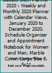 Paperback Get Shit Done You Badass Bitch Planner 2020 : Weekly and Monthly 2020 Planner with Calendar Views, January 2020 to December 2020, Schedule Organizer and Appointment Notebook for Women and Men, Marble Cover, Large Size 8. 5x11 Book