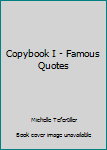 Paperback Copybook I - Famous Quotes Book