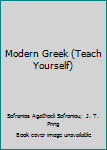 Paperback Modern Greek (Teach Yourself) Book