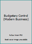 Imitation Leather Budgetary Control (Modern Business) Book