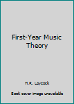 Unknown Binding First-Year Music Theory Book