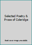 Paperback Selected Poetry & Prose of Coleridge Book