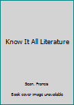 Paperback Know It All Literature Book