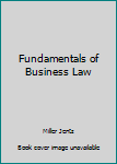 Paperback Fundamentals of Business Law Book