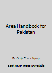 Hardcover Area Handbook for Pakistan Book