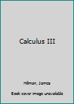 Paperback Calculus III Book