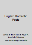 Hardcover English Romantic Poets Book