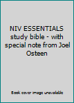 Hardcover NIV ESSENTIALS study bible - with special note from Joel Osteen Book