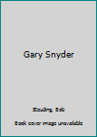 Hardcover Gary Snyder Book