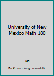 Paperback University of New Mexico Math 180 Book