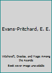 Hardcover Evans-Pritchard, E. E. Book