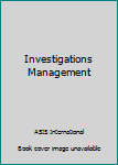 Paperback Investigations Management Book