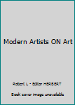 Paperback Modern Artists ON Art Book