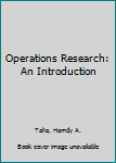 Hardcover Operations Research: An Introduction Book