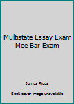 Paperback Multistate Essay Exam Mee Bar Exam Book