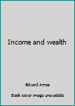 Hardcover Income and wealth Book