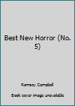 Paperback Best New Horror (No. 5) Book