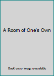 Hardcover A Room of One's Own Book
