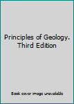 Hardcover Principles of Geology. Third Edition [German] Book