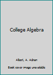 Paperback College Algebra Book